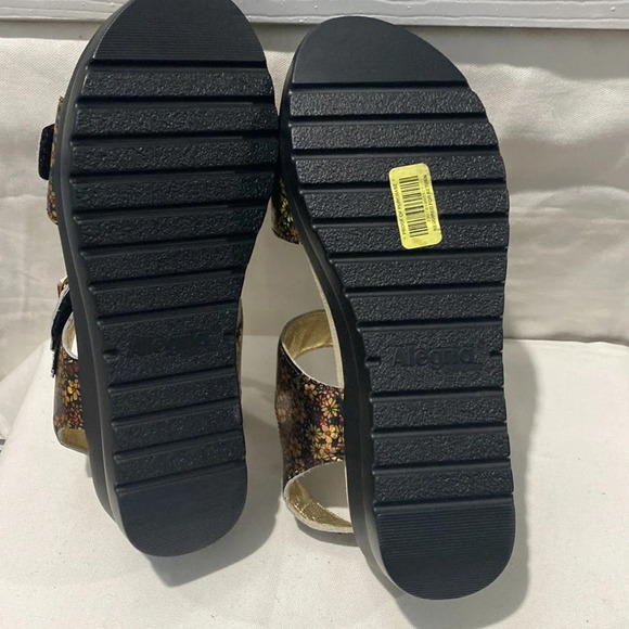 ALEGRIA Leather Sandals, 40, Autumn Flowers, Cushioned, WAS $110 *NEW!* - Picture 4 of 4